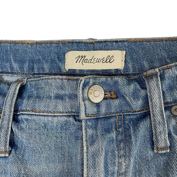 Madewell Classic Straight Leg Distressed Jeans Sz 28 - Picture 9 of 15